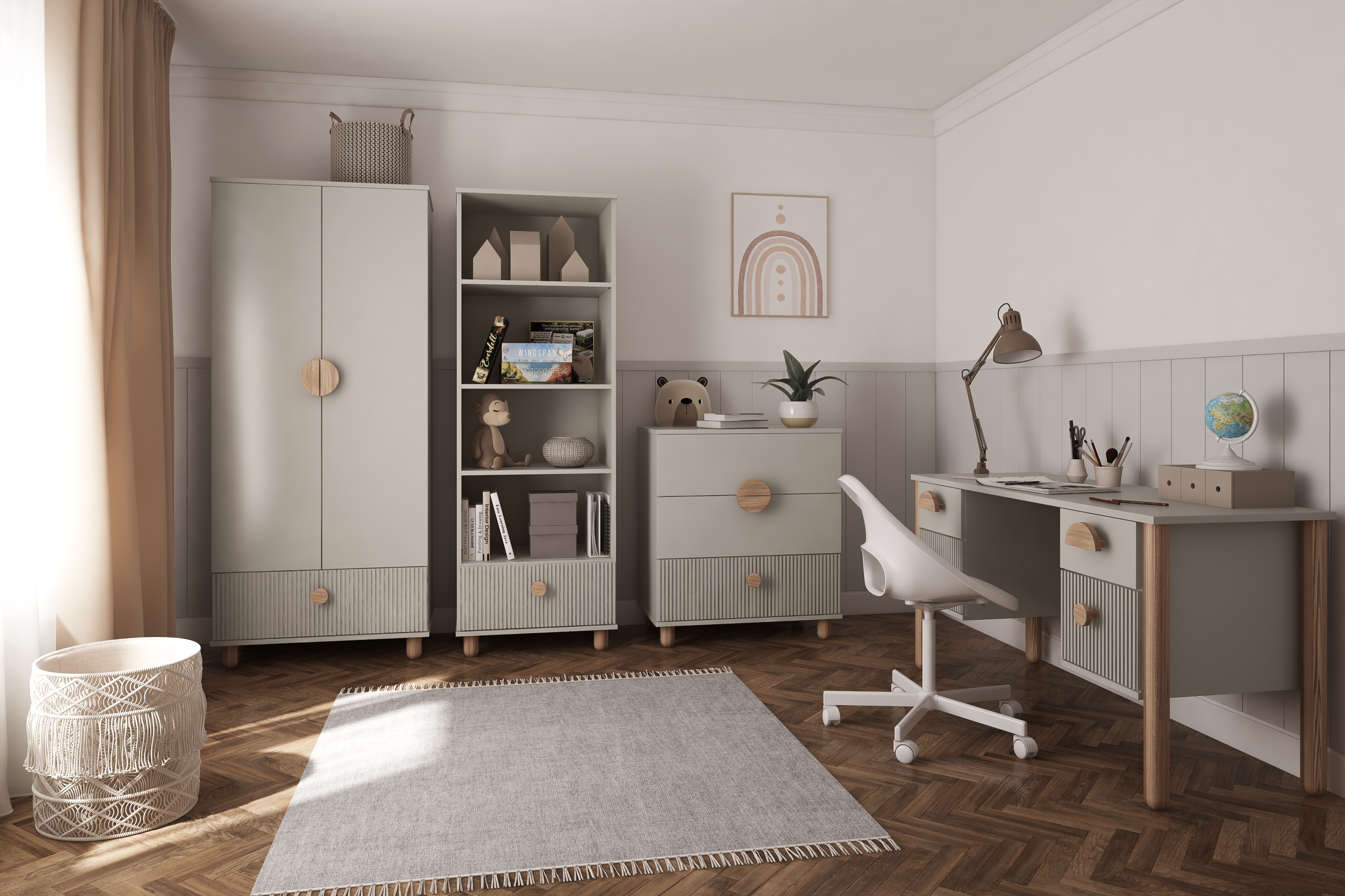 sestava loft kašmír s psacím stolem